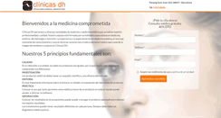 Desktop Screenshot of clinicasdhbarcelona.com